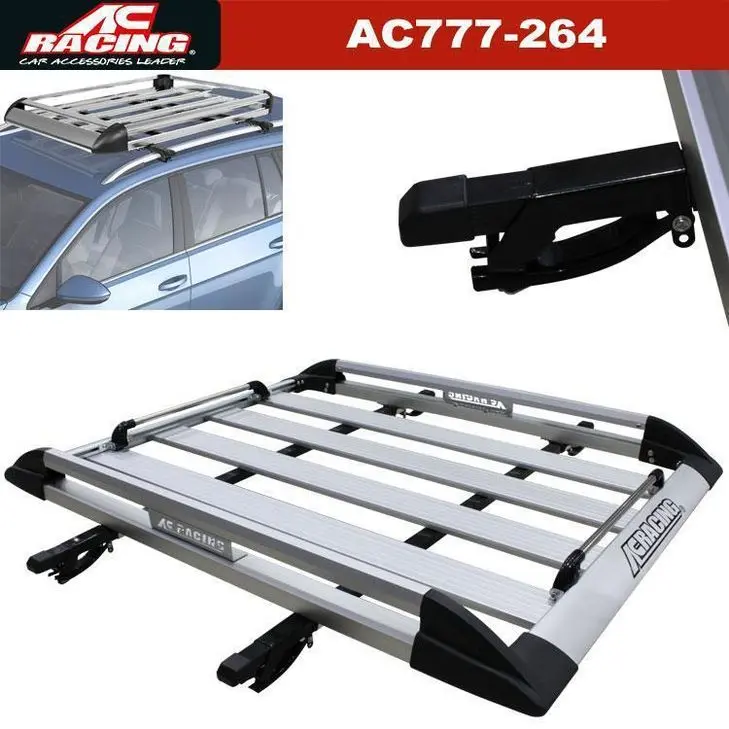 Canasta Porta Equipaje AC Racing Plateada AC777-264 | ADN TIENDA