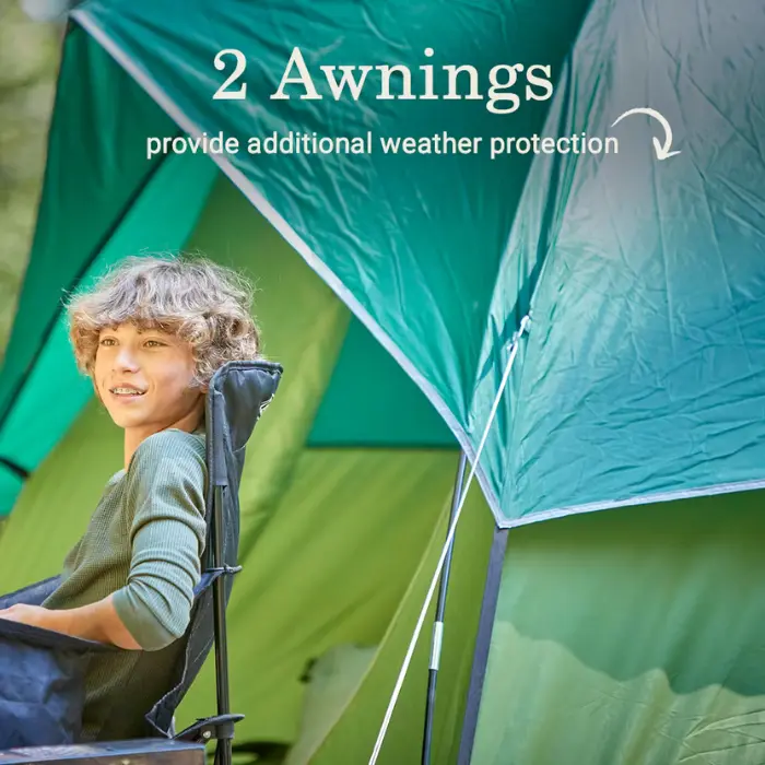 Tienda de Campaña Coleman Sundome 6-Personas 1.8mts Cúpula Verde 2206837 (4).webp