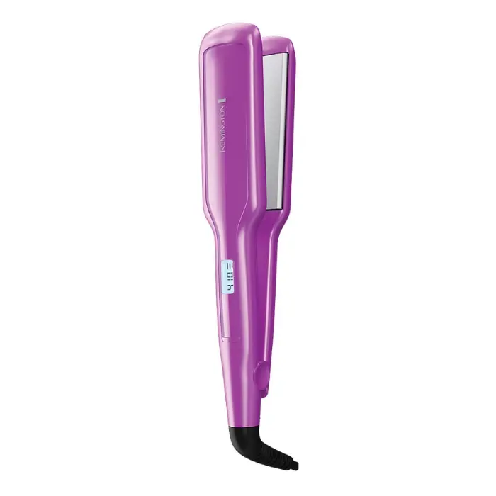 Plancha de Cabello Remington Diamond Ceramic Shine Turmalina y Antiestática Rosa S5520 (110) F (1).webp