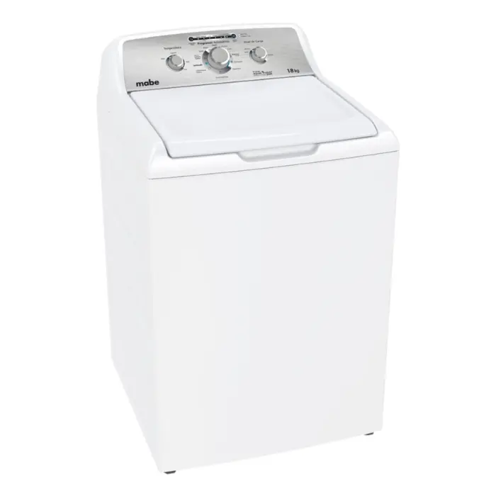 Lavadora Automática Mabe Aqua Saver Green 18kg Carga Superior Blanca LMA78113CBAB0 (1).webp