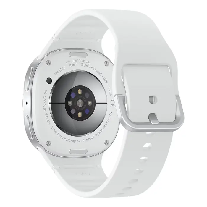 SmartWatch Samsung Galaxy Watch8 40mm Sport Band BlancoPlateado SM-L320NZSALTA (3).webp