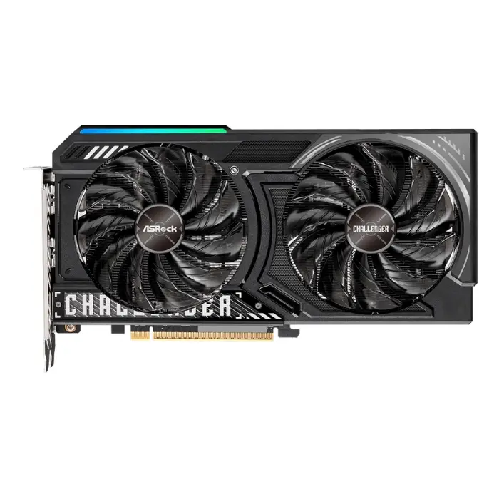 Tarjeta de Video ASRock AMD Radeon RX 9060 XT Challenger 8GB OC GDDR6 3290MHZ CL 8G VG-9060XT (1).webp