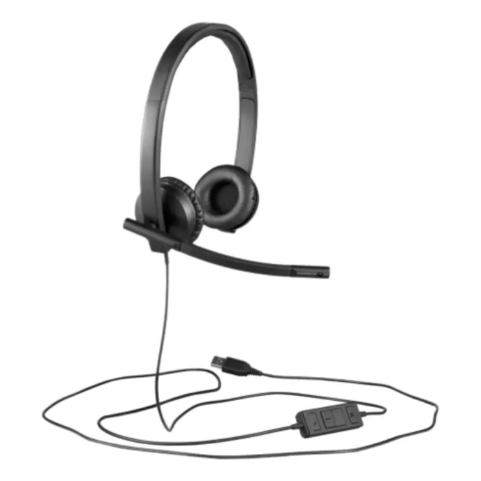 Headset Logitech H570E Alámbrico USB-A Negro 981-000574 (4).webp