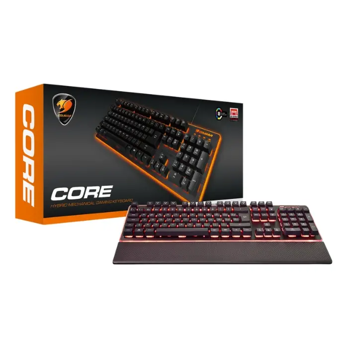 Teclado Cougar Core Alámbrico USB-A Híbrido Negro 37CORXNMB.0009 (4).webp