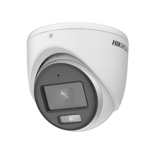 Cámara de Seguridad Hikvision Turbo HD ColorVu 3K IP67 Turret Blanca DS-2CE70KF0T-MFS