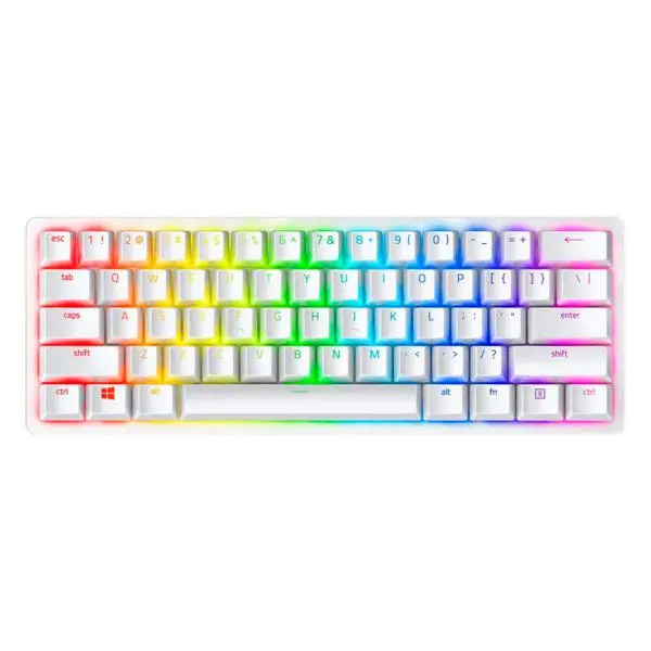 Teclado Mecánico Razer Huntsman Mini Alámbrico Switch Morado RZ03-03390300-R3M1