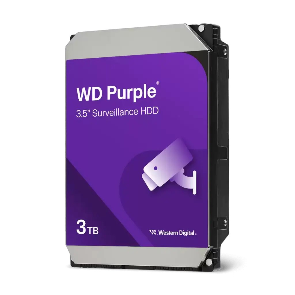 Disco Duro para Vigilancia Western Digital Purple 3TB 3.5″ 256MB WD33PURZ