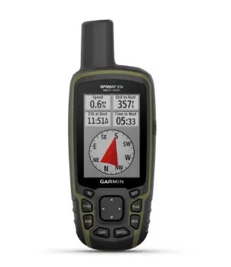 Dispositivo GPS de Mano Garmin GPSMap 65S 2.6″ Negro/Verde 010-02451-10