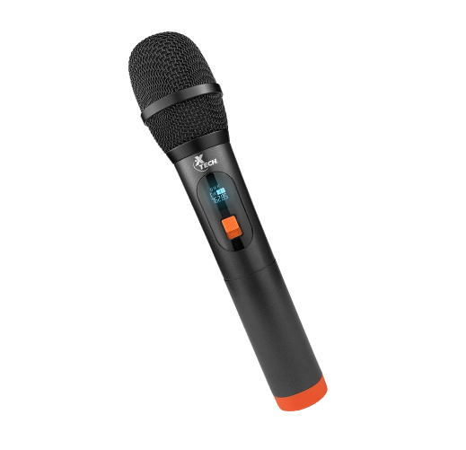 Micrófono de Mano XTech UHF Inalámbrico Negro XTS-690