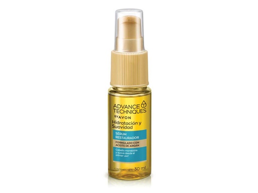 Tratamiento Serum Avon Advance Techniques para el Cabello Argán Hidratación y Suavidad 30ml 108878