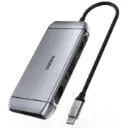 Adaptador HUB 9 en 1 Choetech USB-C con 1 HDMI / 1 VGA / 1 LAN / 3 USB 3.0/ 1 SD / 1 Micro SD y 1 USB-C PD 100W HUB-M15