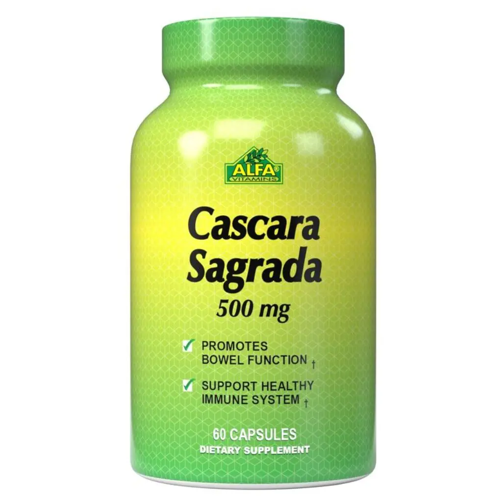 Suplemento Dietético Alfa Vitamins Cascara Sagrada 500mg 60 Cápsulas 30-A