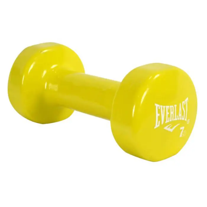 Mancuerna Everlast Revestidas en Vinyl 7LB EVDD07