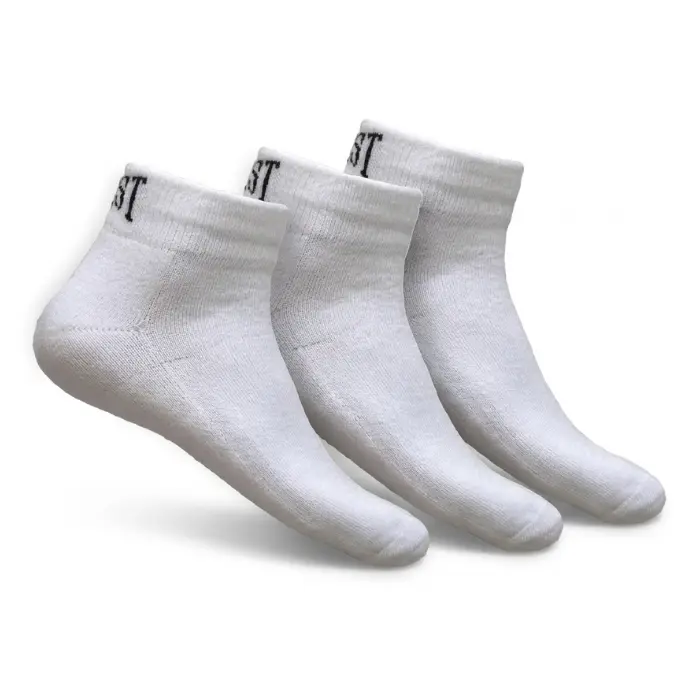 Media Everlast Tobilleras para Hombre Talla 10 13 Blancas Set de 3 Pares EVPM04-WT