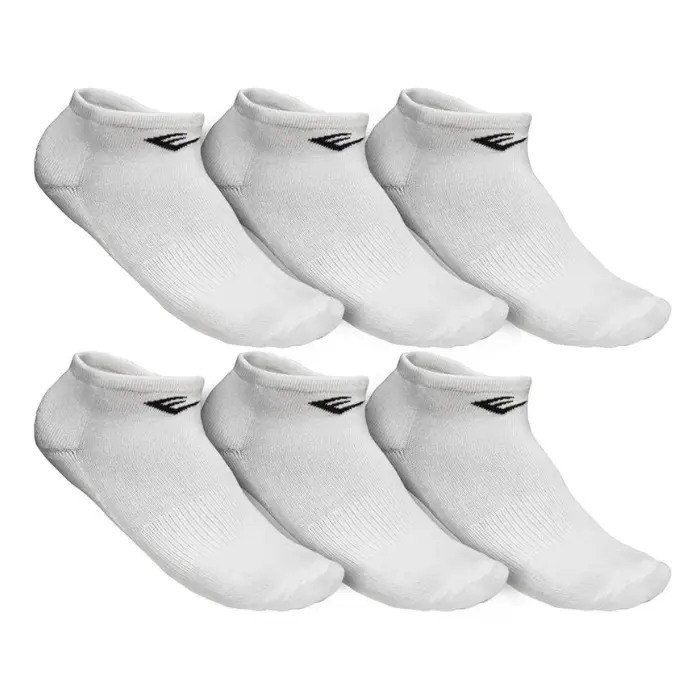 Medias Corte Everlast 9 11 6 PACK EVSX6P3911-WT