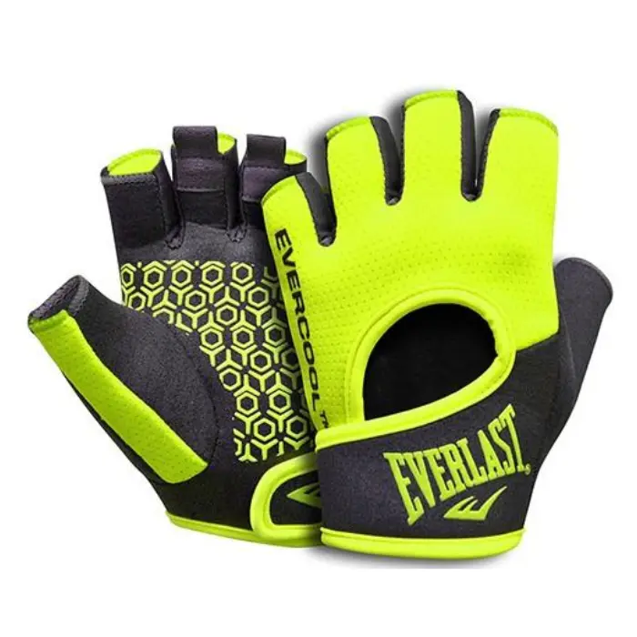 Guante de Pesas Everlast Heather Amarillo con Negro Talla S EVWG7F002-S