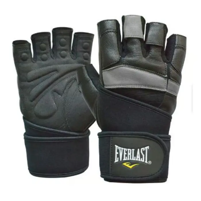 Guante de Pesas Everlast Arrow Negro con Gris Talla S EVWG7H642-S