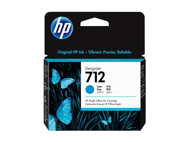 Cartucho de Tinta Cian HP 712 3ED67A