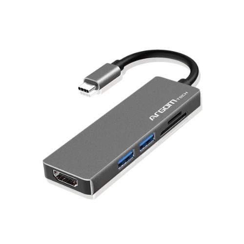 Hub Argom Tipo C 5 en 1 AXESS ARG-UB-0183