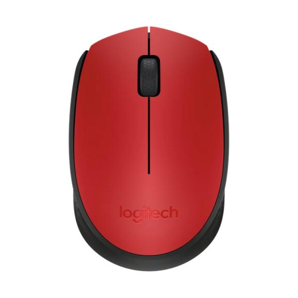 Mouse Inálambrico Logitech M170 Rojo 910-004941