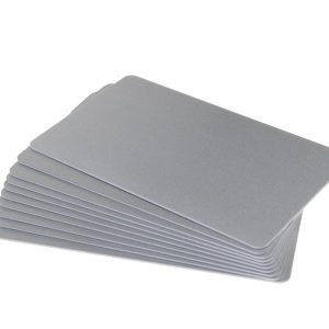 Zebra white PVC cards. 30 mil (500 cards)