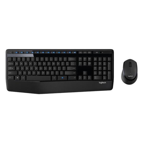 Combo Teclado Y Mouse Logitech MK345 inalámbrico Negro 920-007820