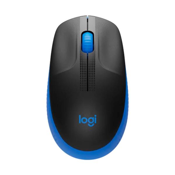 Mouse Inalambrico Logitech M190 Negro con Azul 910-005903