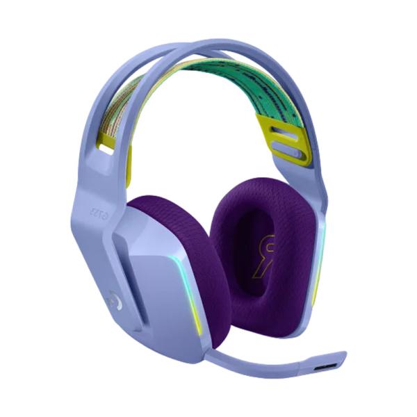 Headset Gamer Inalambrico Logitech G733 LightSpeed RGB Lila 981-000889