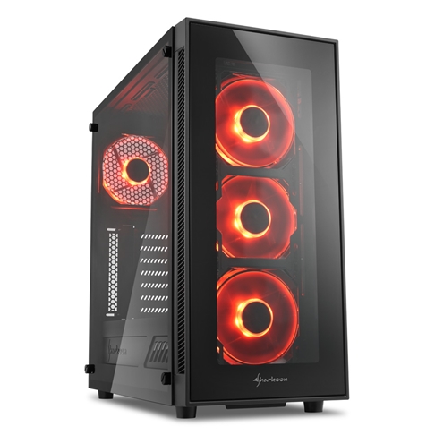 Case Sharkoon Gamer TG5 Red 4044951020560