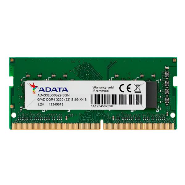 MEMORIA 8GB DDR4 3200MHZ ADATA AD4S32008G22-SGN