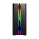 CASE GAMING RGB EAGLE WARRIOR TLALOC CG05RDRA002C L400 MID TOWER 1 VENTILADOR DE 120MM CON VIDRIO LATERAL Y TIRA RGB (INCLUYE PEQUEÑO CONTROL BOARD NEGRO