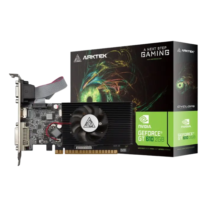 Tarjeta De Video Arktek GT610 2GB DDR3 HDMI/VGA/DVI AKN610D3S2GL1