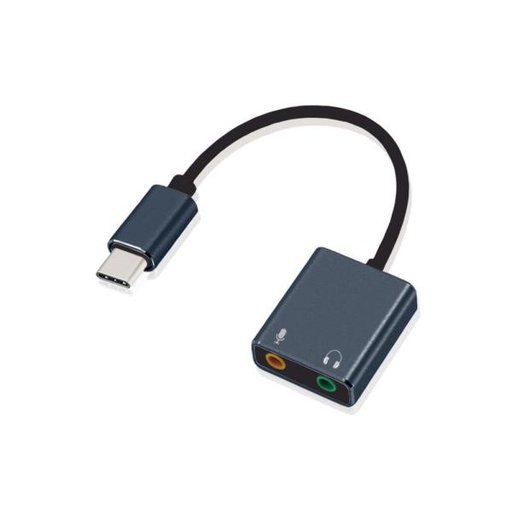 Cable Adaptador Argom Tipo-C A Stereo Output Y Mono Mic ARG-CB-0066