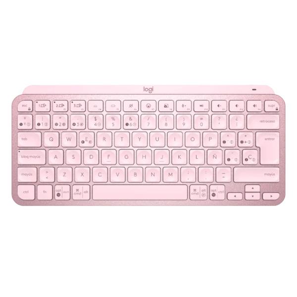 Teclado Inalámbrico Logitech Mx Mini Malista Rosa 920-010478