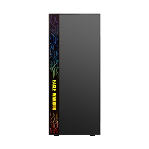 CASE GAMER EAGLE WARRIOR CG17Z3RA001C TEMPERED GLASS RGB STRIP FRONT