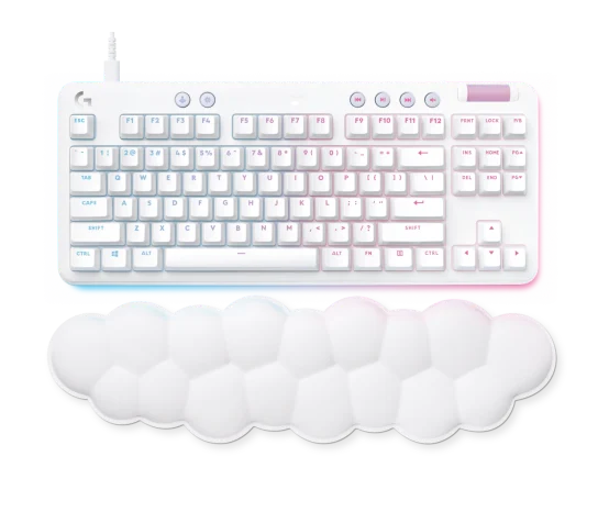 Teclado Logitech G713 Gaming Alámbrico RGB Blanco 920-010413