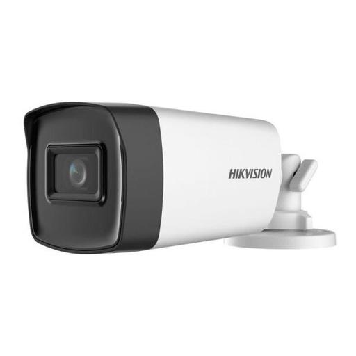 CAMARA DE SEGURIDAD HIKVISION ANALOGA 5MP. PLASTIC BULLET. IP67. BUILT-IN MICROPHONE DS-2CE17H0T-IT3FS(2.8mm)