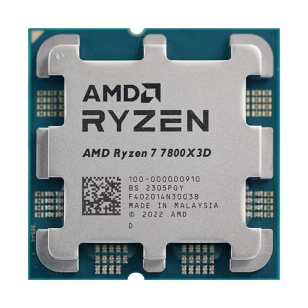PROCESADOR AMD RYZEN 7 7800X3D 7TH SIN ABANICO 100-100000910WOF