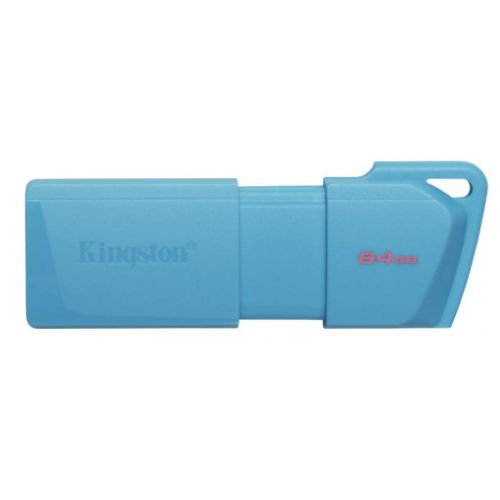 Memoria USB Kingston 64GB 3.2 Exodia M Latam DTXM Neon Aqua BLUE KC-U2L64-7LB