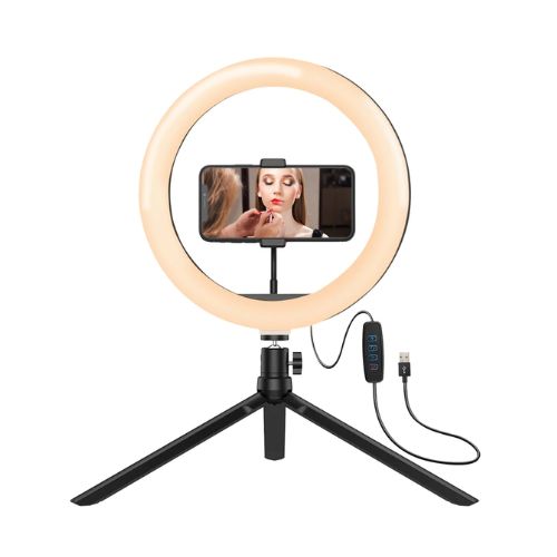 Aro de Luz Argom SPOTLIGHT 9315 con Mini Trípode ARG-LP-9315BK