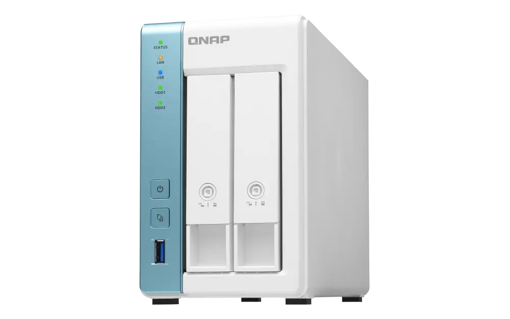 Servidor de Almacenamiento NAS QNAP Quad-Core 1GB-RAM AL-214 1.7GHz TS-231K-US