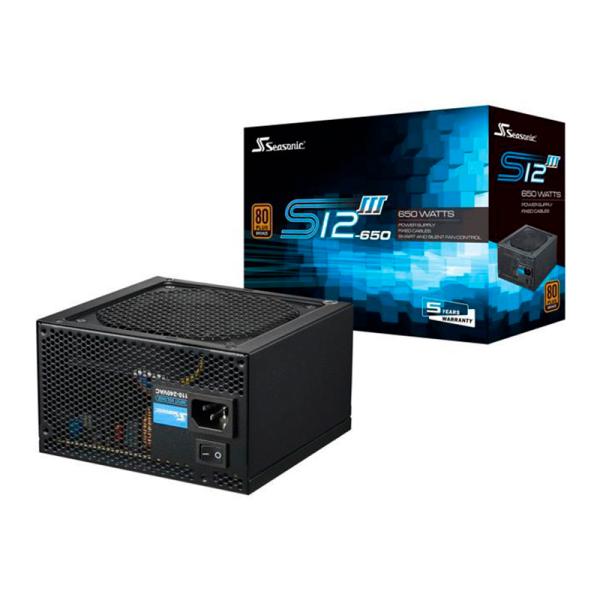Fuente De Poder Seasonic 650W 80+Bronce SSR-650GB3/S12III650 PI230607-1