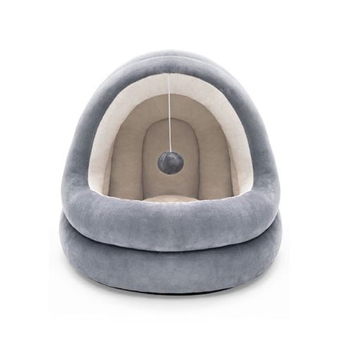 Cama para Mascotas La Gotera Acolchonada M Gris PBF02