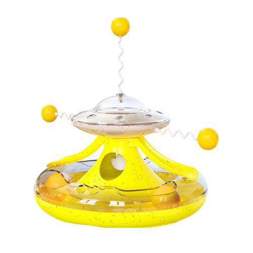 Juguete para Gatos La Gotera Tumbler Multifuncional Amarillo JKDT671