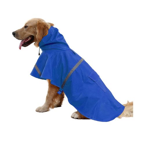 Capa de Lluvia para Mascotas La Gotera M Azul DOTAM