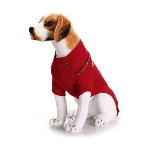 Suéter de Navidad para Mascota La Gotera Rojo L PET003