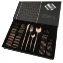 Set de Cubiertos La Gotera de Acero Rosé B08MQ4