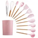 Set de Cubiertos de Cocina La Gotera de Silicón Rosado KI023