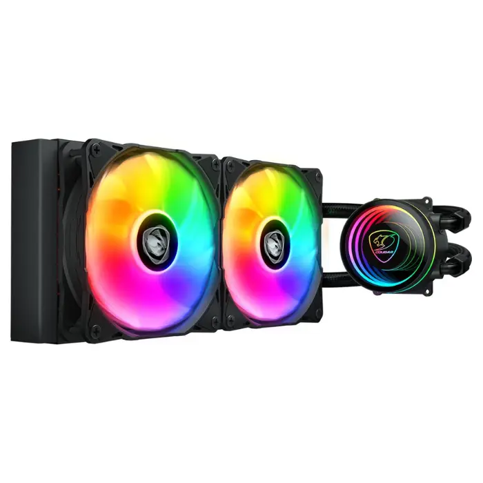 Enfriamiento Líquido Cougar Poseidon Elite ARGB 240 Negro 3MPSD240.0001