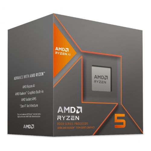 Procesador AMD Ryzen 5 8600G Wraith 65W Radeon 5050NHZ AM5 100-100001237BOX